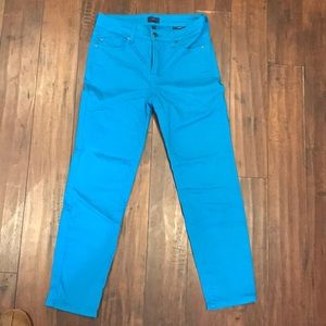 Women's NYDJ turquoise jeans size 6